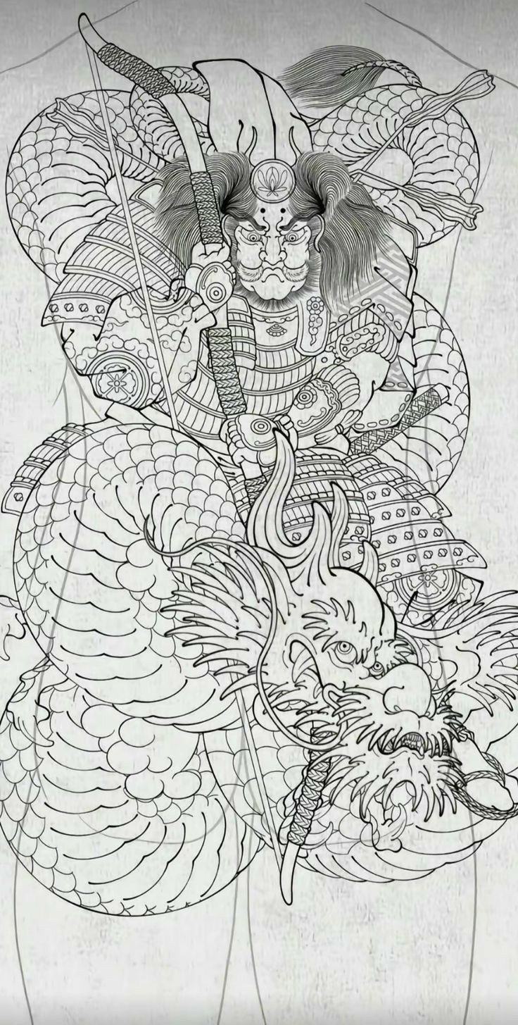 900+ ý tưởng hay nhất về Samurai tattoo trong 2026