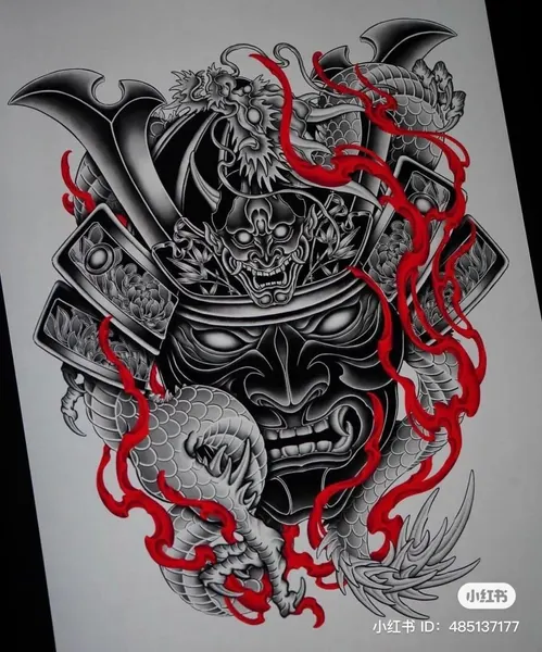 900+ ý tưởng hay nhất về Samurai tattoo trong 2026