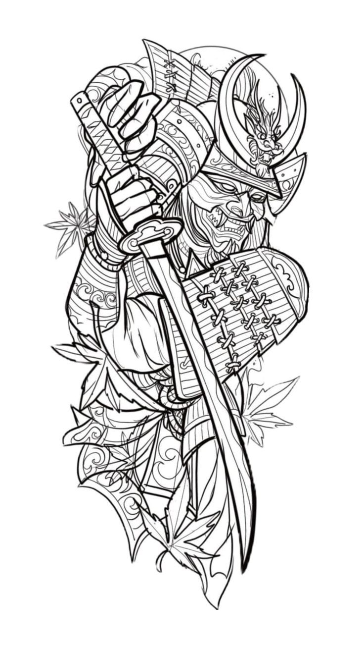 900+ ý tưởng hay nhất về Samurai tattoo trong 2026