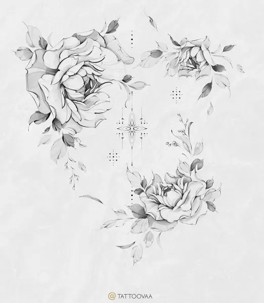 flowers tattoo