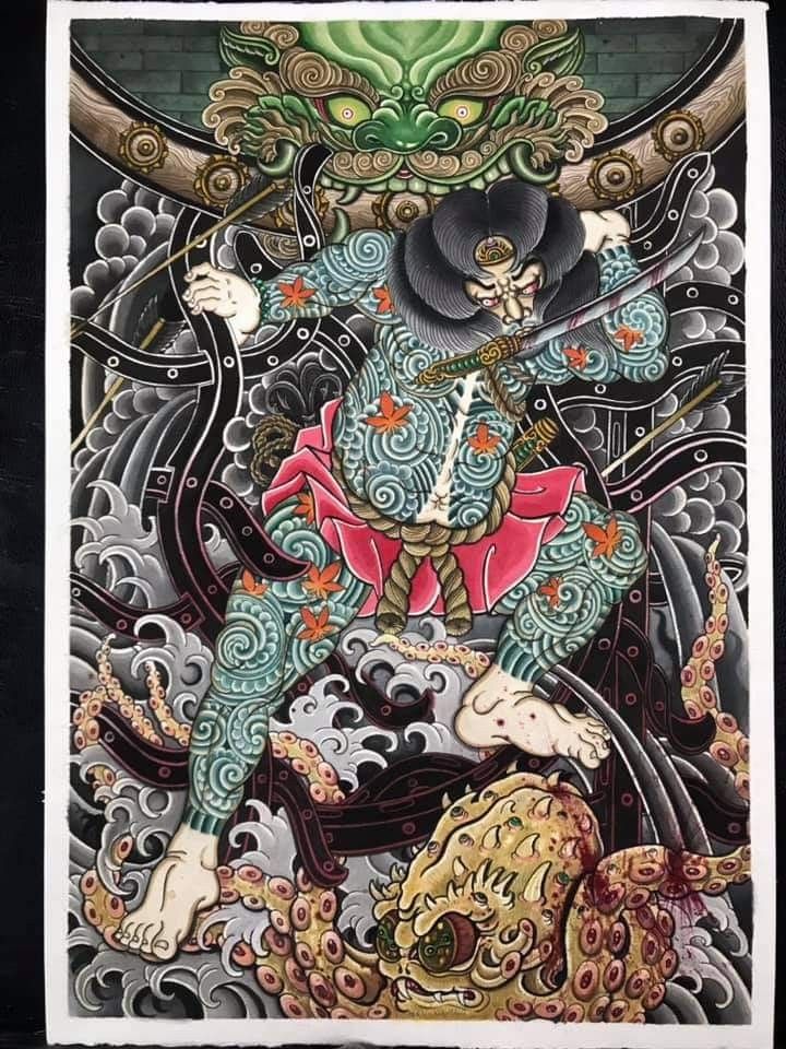 900+ ý tưởng hay nhất về Samurai tattoo trong 2026