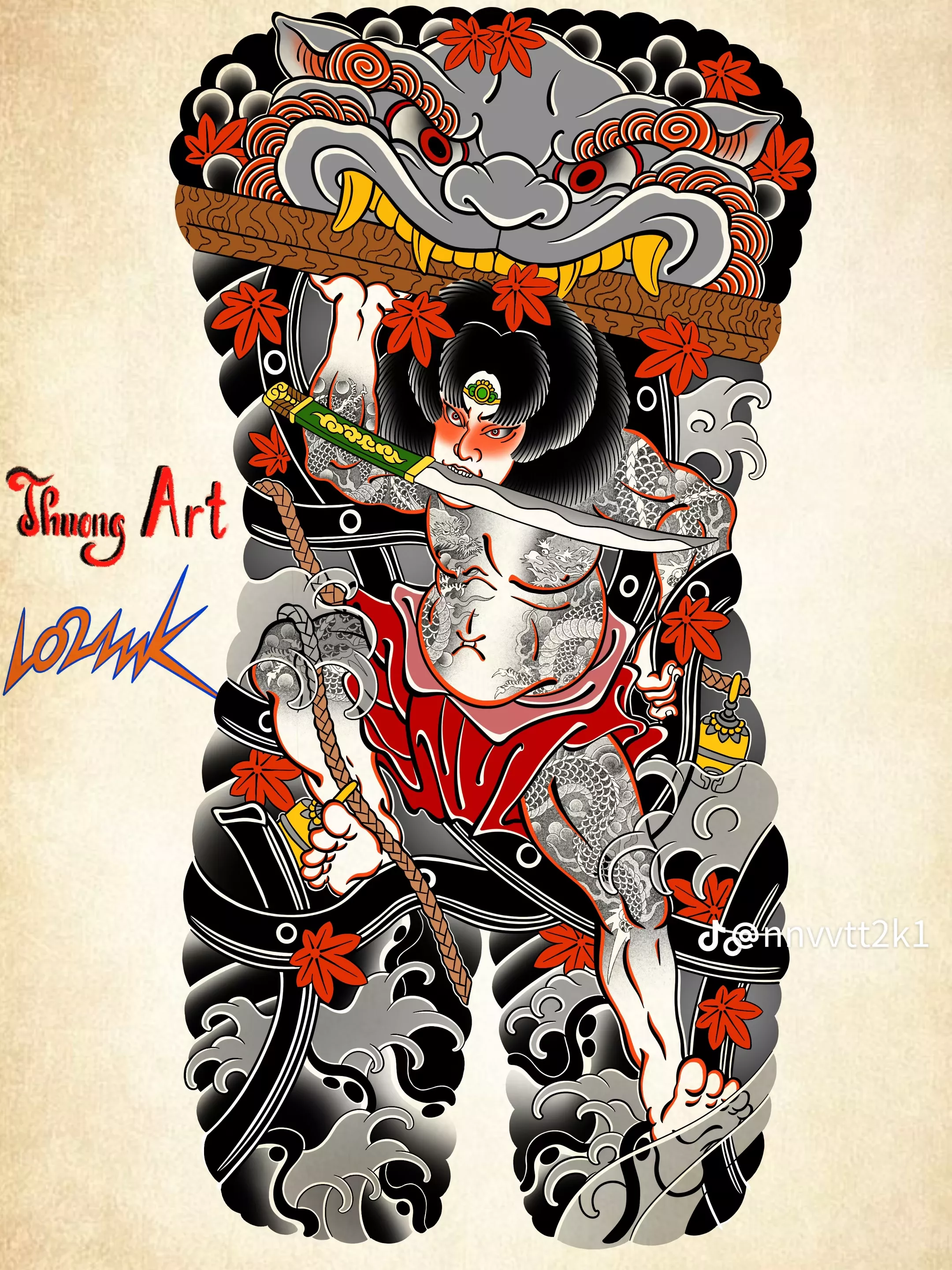 900+ ý tưởng hay nhất về Samurai tattoo trong 2026