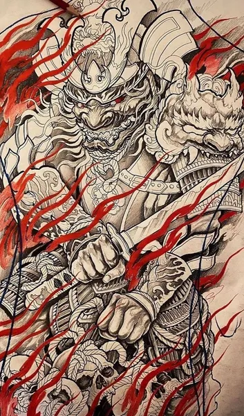 900+ ý tưởng hay nhất về Samurai tattoo trong 2026