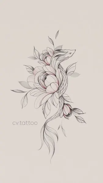 flowers tattoo