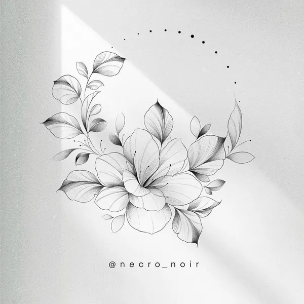 flowers tattoo