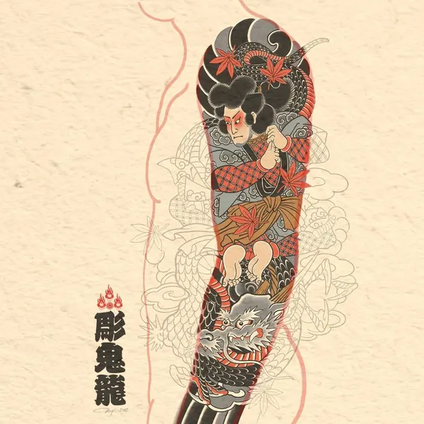 900+ ý tưởng hay nhất về Samurai tattoo trong 2026