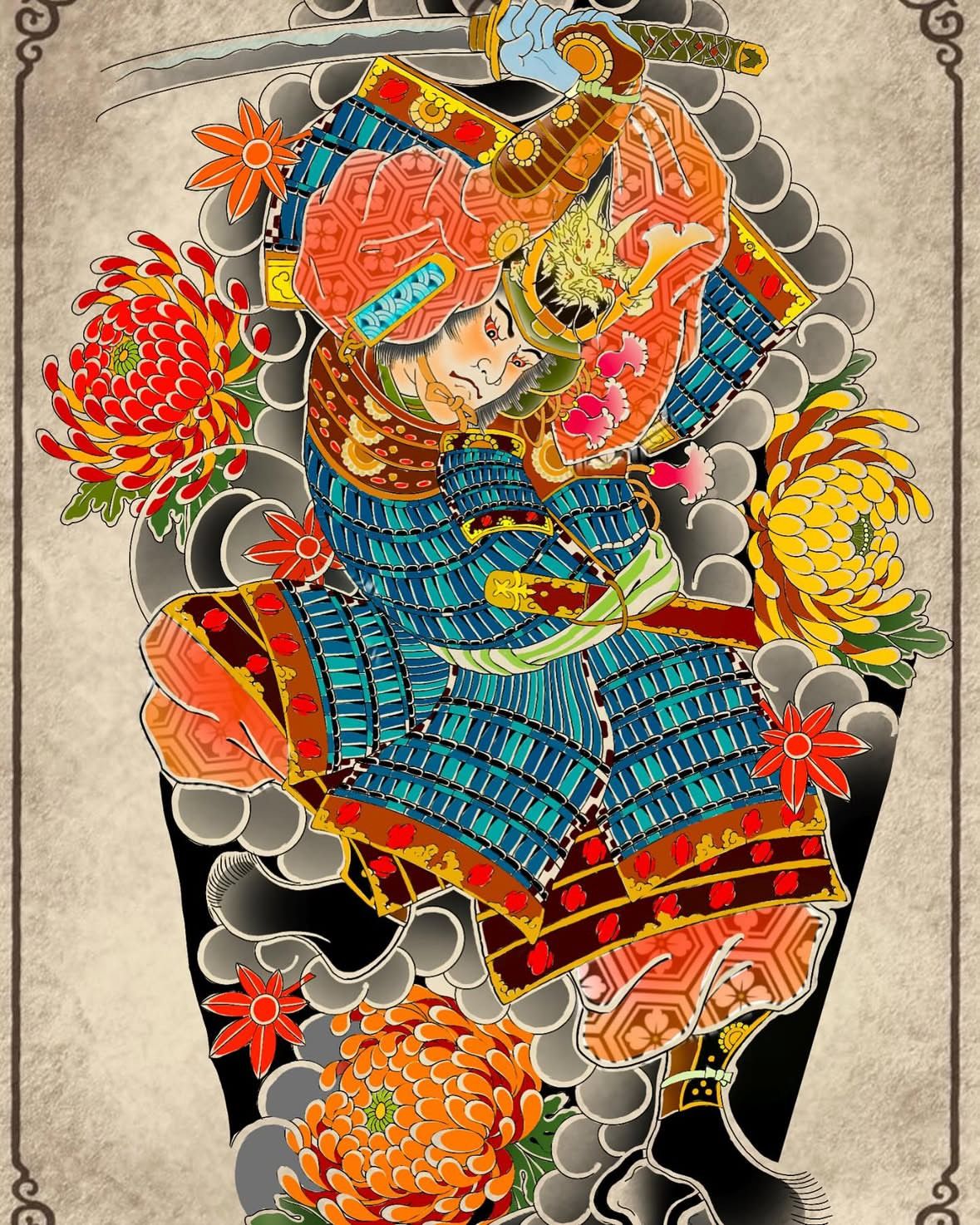 900+ ý tưởng hay nhất về Samurai tattoo trong 2026