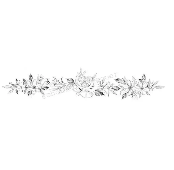 flowers tattoo