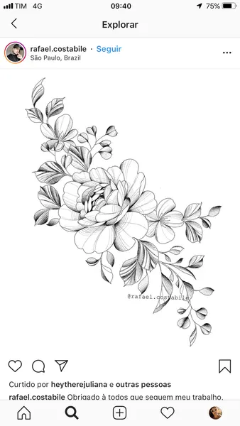 flowers tattoo