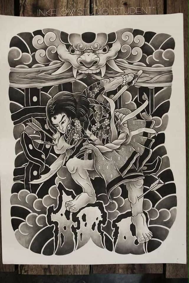 900+ ý tưởng hay nhất về Samurai tattoo trong 2026