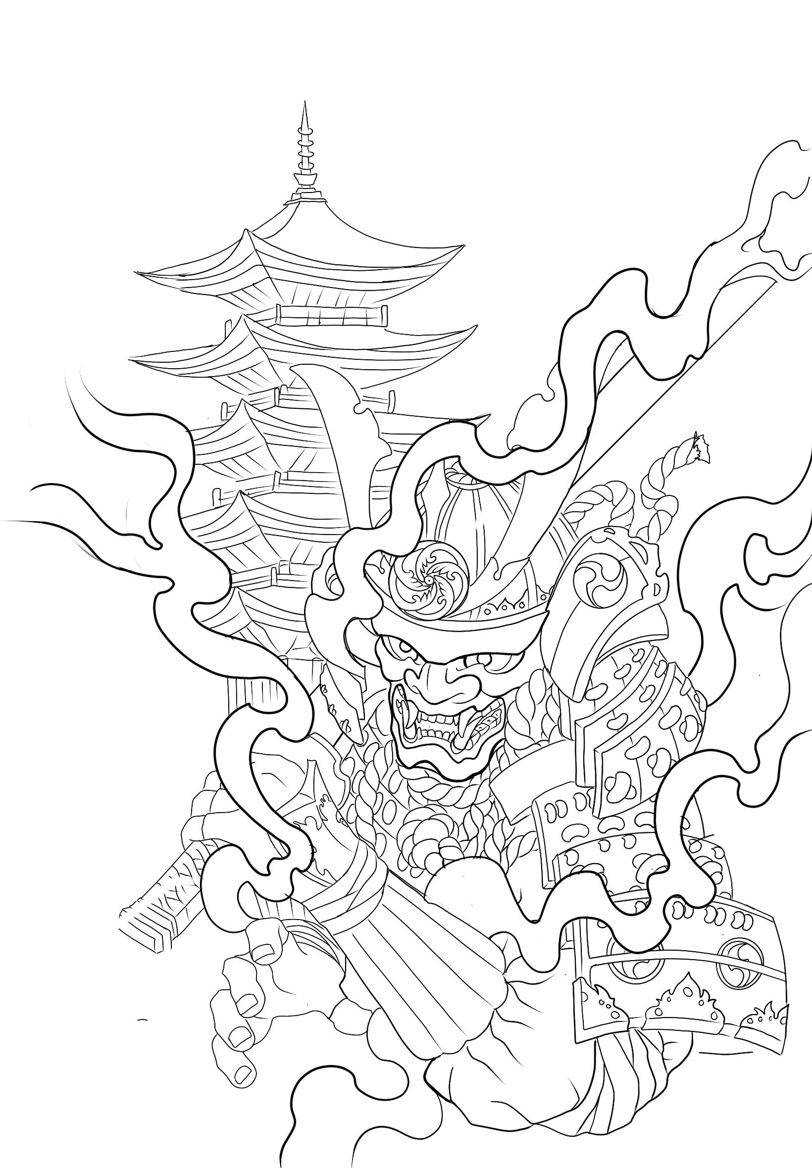 900+ ý tưởng hay nhất về Samurai tattoo trong 2026