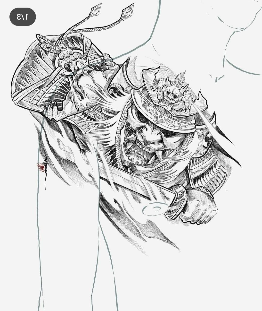 900+ ý tưởng hay nhất về Samurai tattoo trong 2026