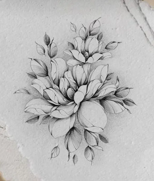 flowers tattoo