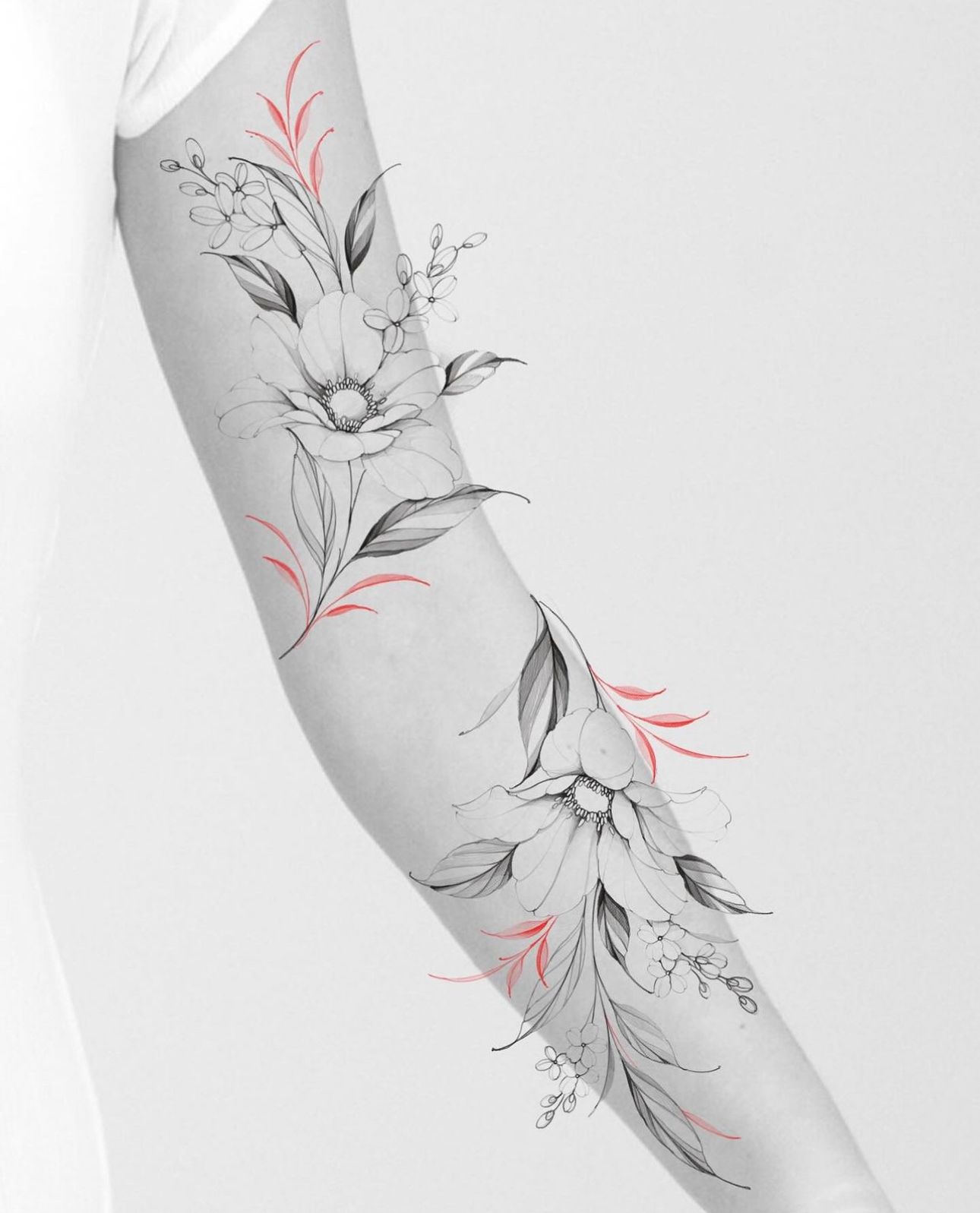 flowers tattoo