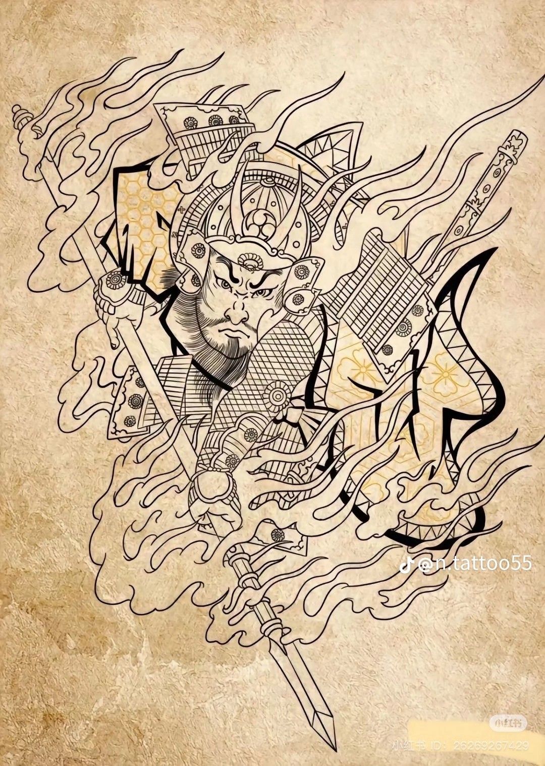 900+ ý tưởng hay nhất về Samurai tattoo trong 2026
