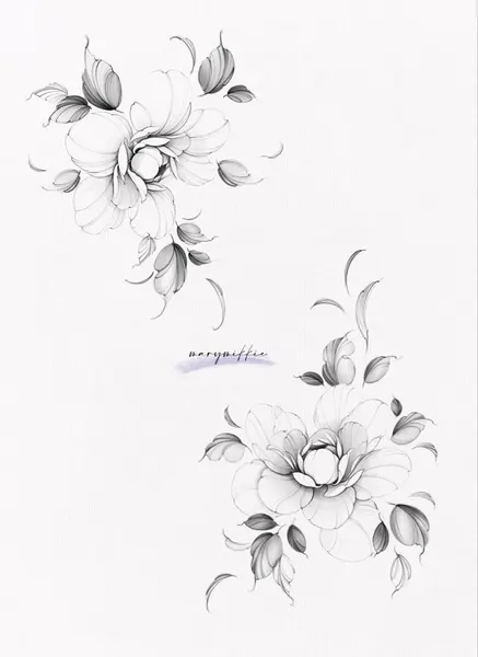 flowers tattoo