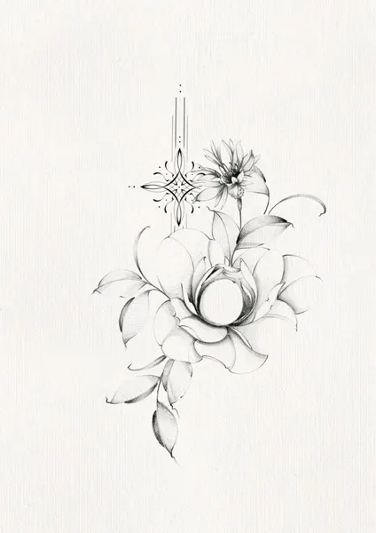 flowers tattoo