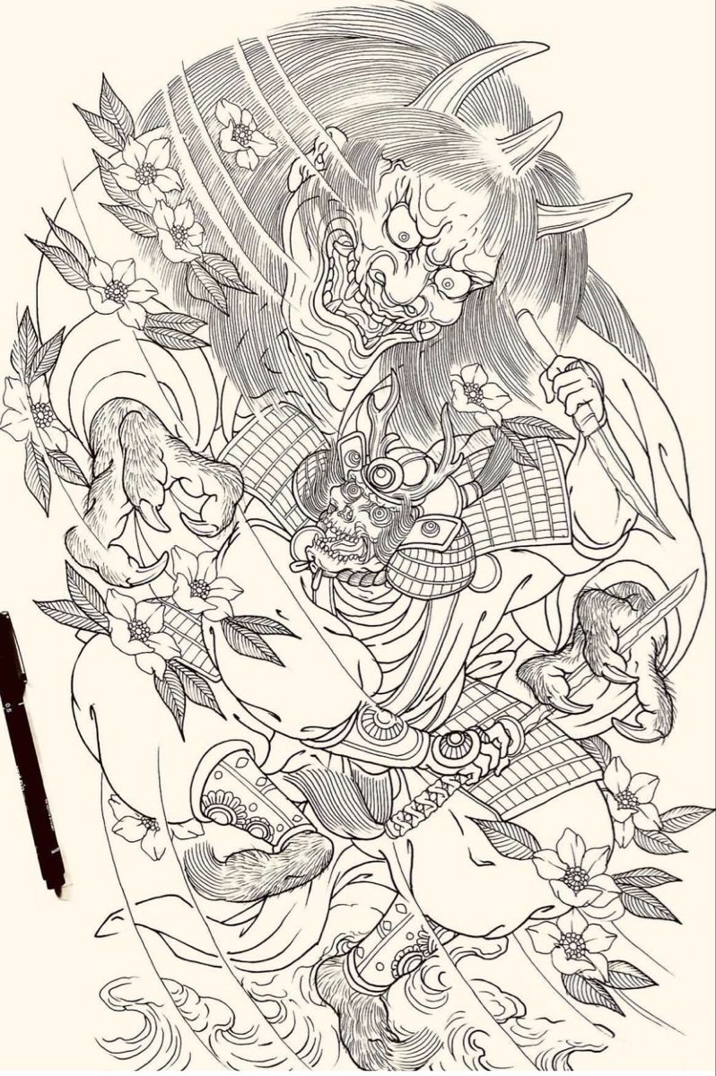 900+ ý tưởng hay nhất về Samurai tattoo trong 2026