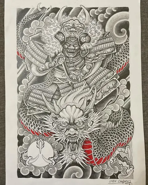 900+ ý tưởng hay nhất về Samurai tattoo trong 2026