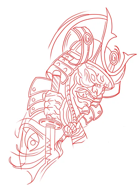 900+ ý tưởng hay nhất về Samurai tattoo trong 2026