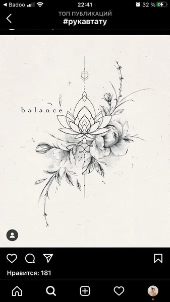 flowers tattoo
