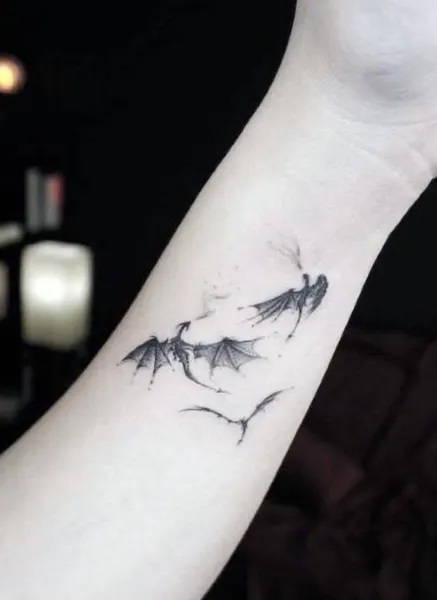 비, 바람, 동굴, 연기