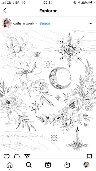 flowers tattoo