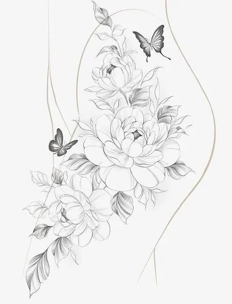 flowers tattoo