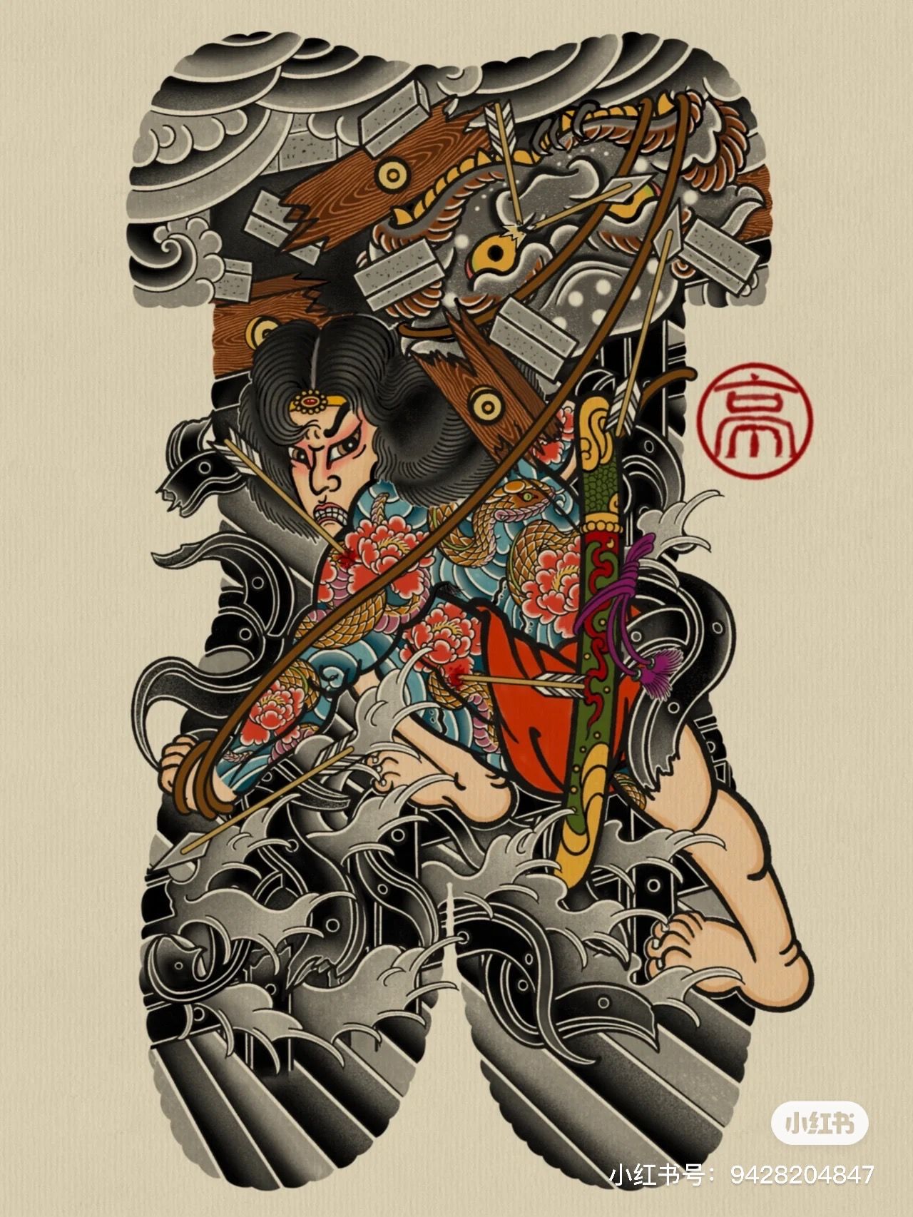 900+ ý tưởng hay nhất về Samurai tattoo trong 2026