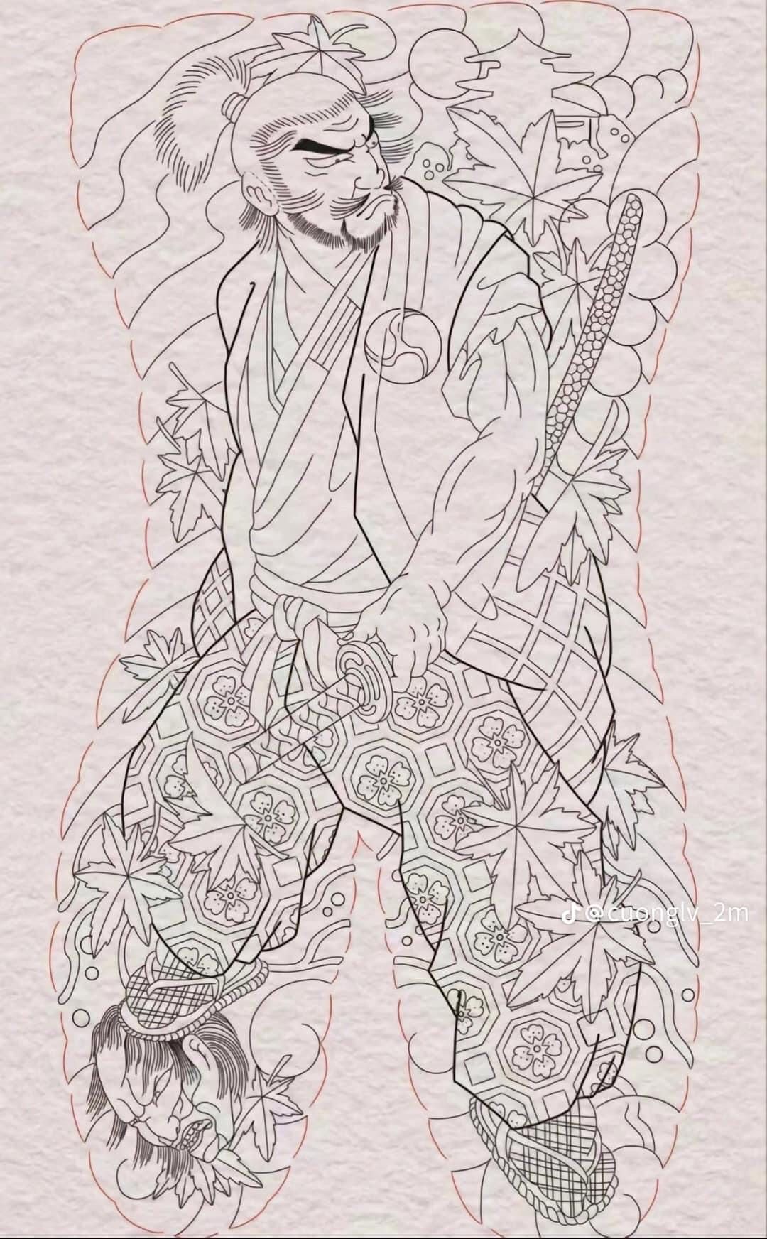 900+ ý tưởng hay nhất về Samurai tattoo trong 2026
