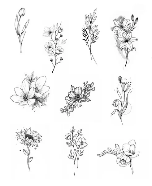 flowers tattoo