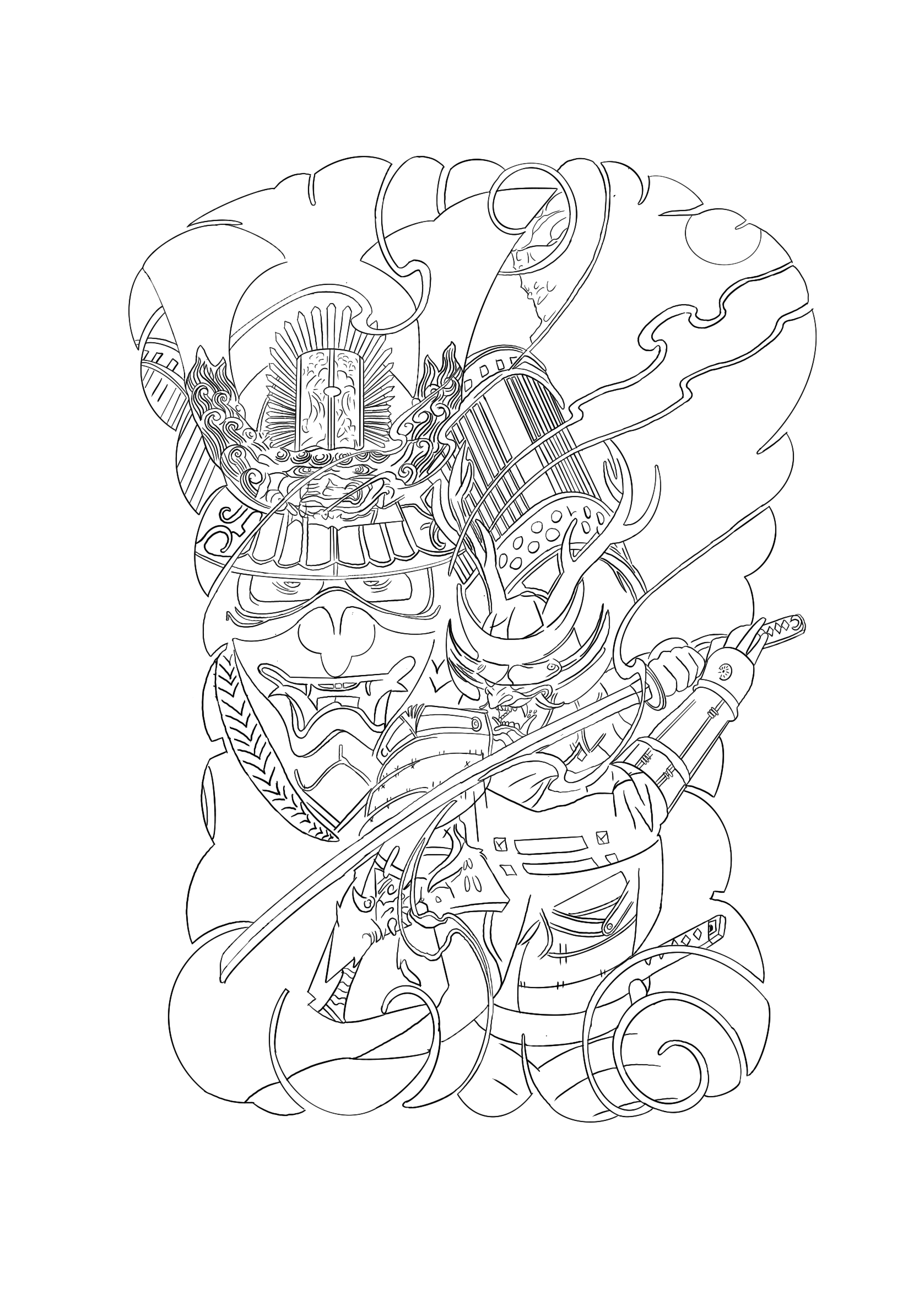 900+ ý tưởng hay nhất về Samurai tattoo trong 2026