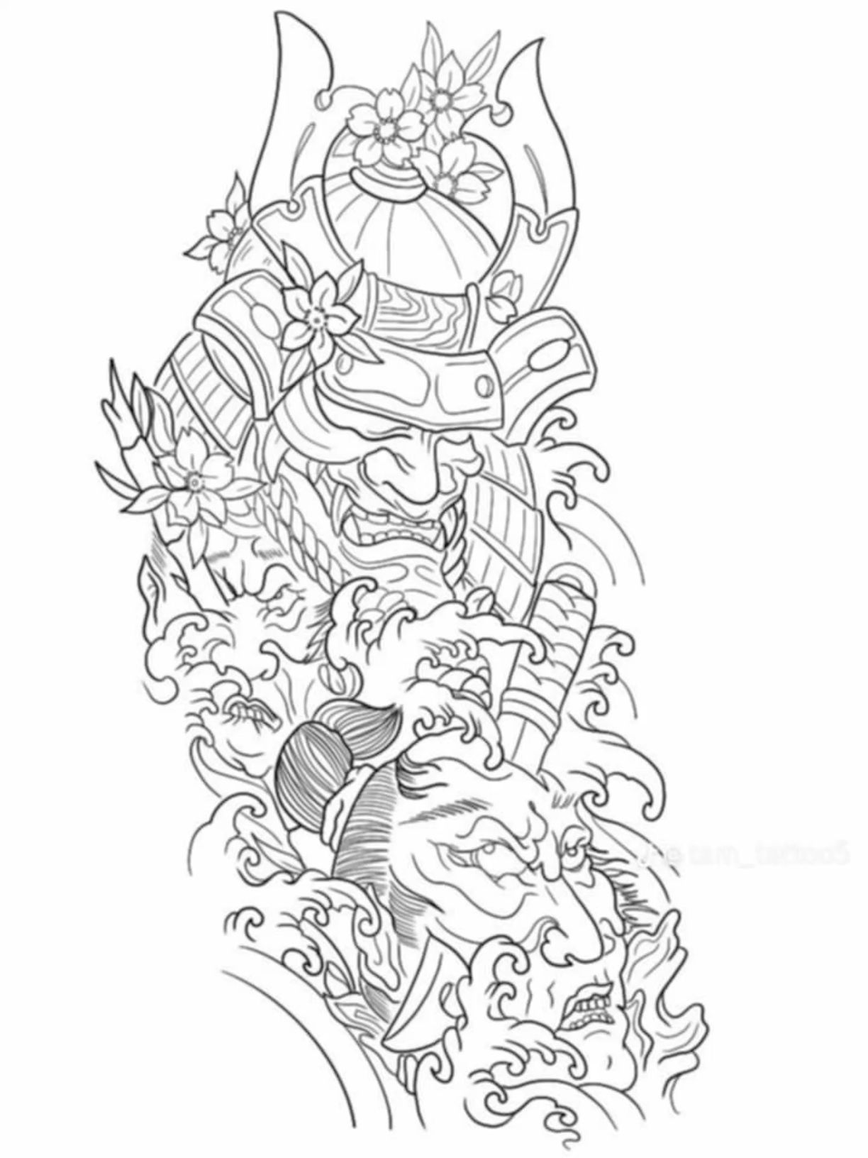 900+ ý tưởng hay nhất về Samurai tattoo trong 2026