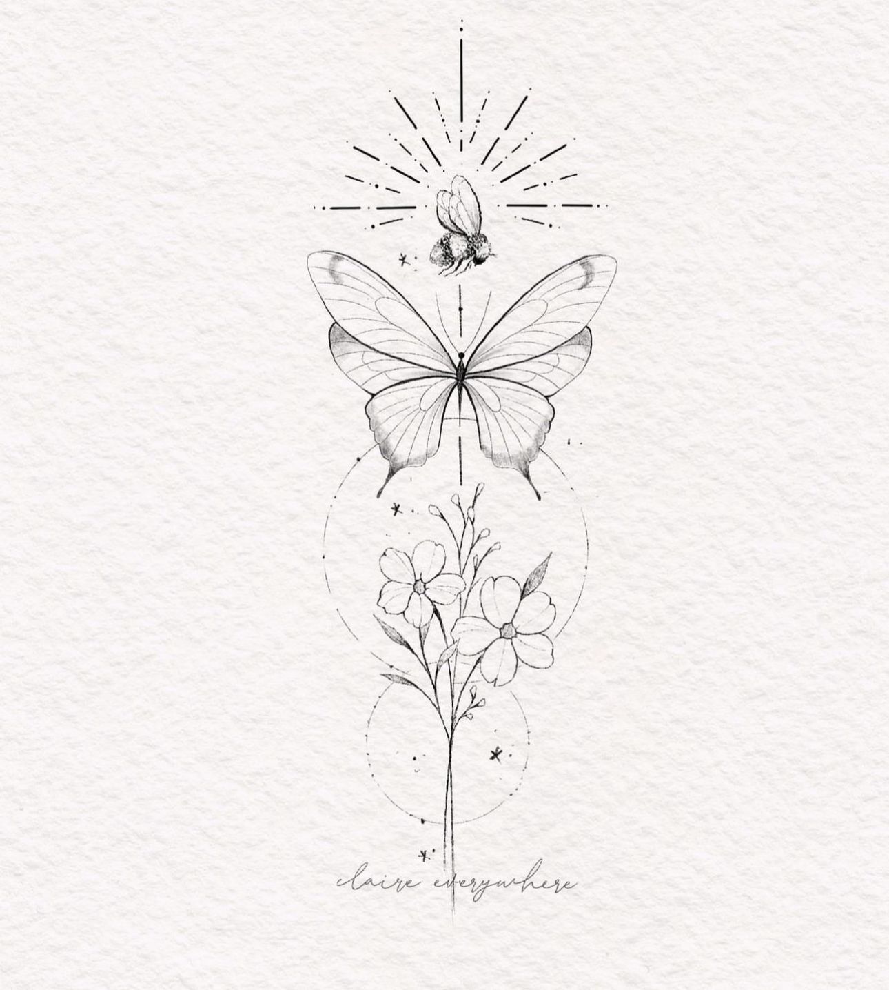 flowers tattoo