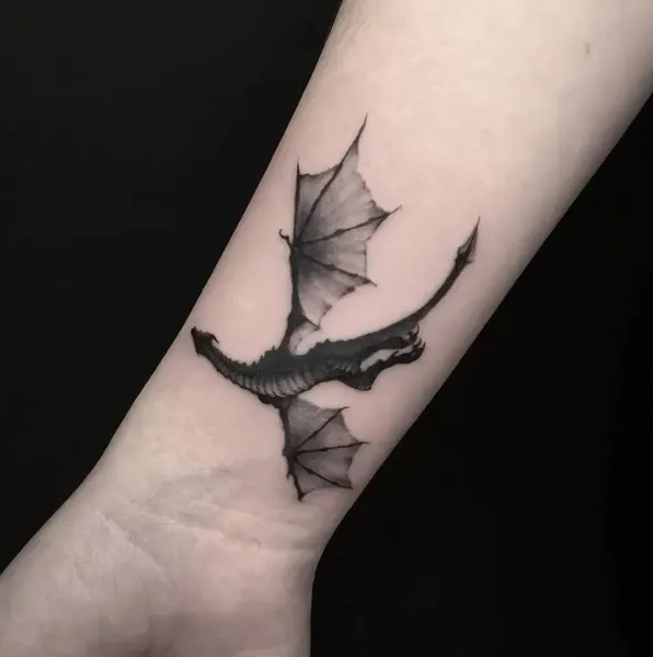Dragon, 박쥐, 단풍잎