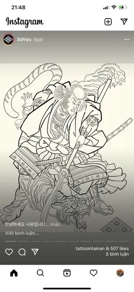 900+ ý tưởng hay nhất về Samurai tattoo trong 2026