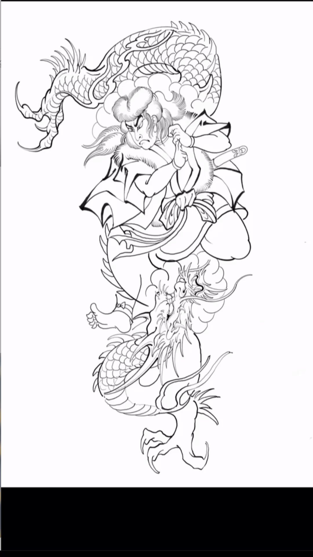 Samurai tattoo idea