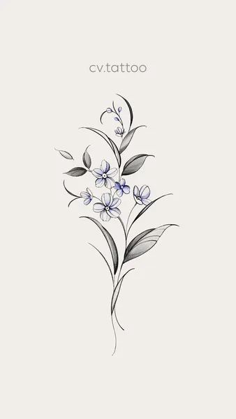 flowers tattoo