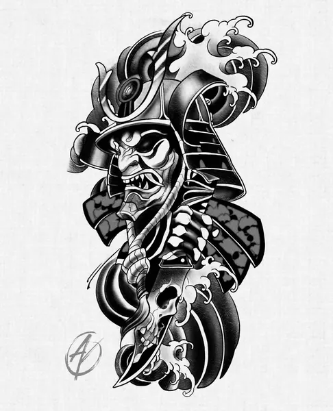 900+ ý tưởng hay nhất về Samurai tattoo trong 2026