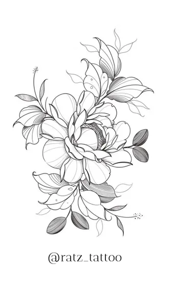 flowers tattoo