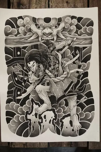 900+ ý tưởng hay nhất về Samurai tattoo trong 2026
