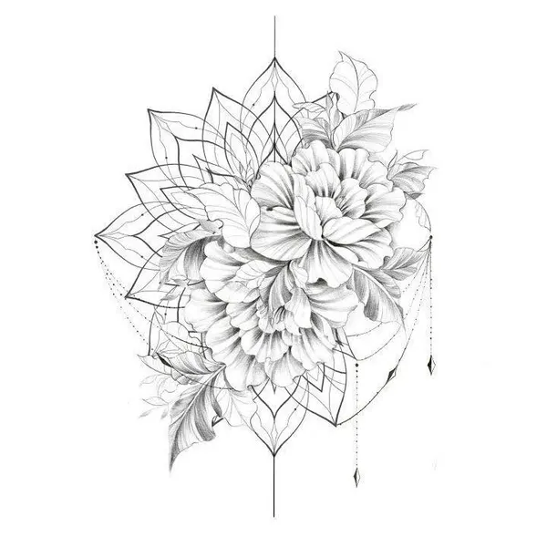 flowers tattoo