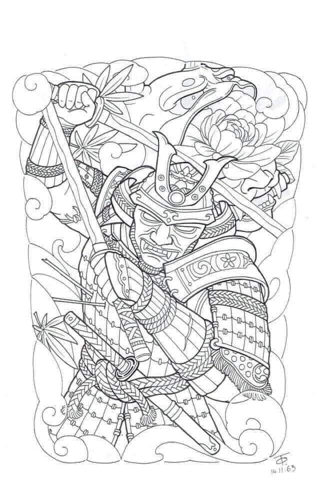 900+ ý tưởng hay nhất về Samurai tattoo trong 2026