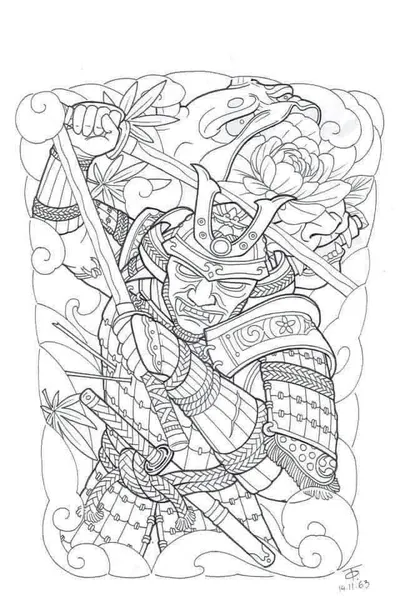 900+ ý tưởng hay nhất về Samurai tattoo trong 2026
