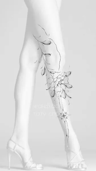 flowers tattoo idea