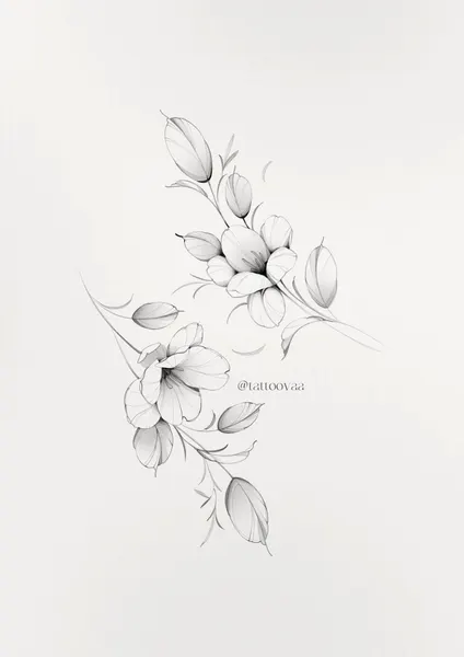 flowers tattoo