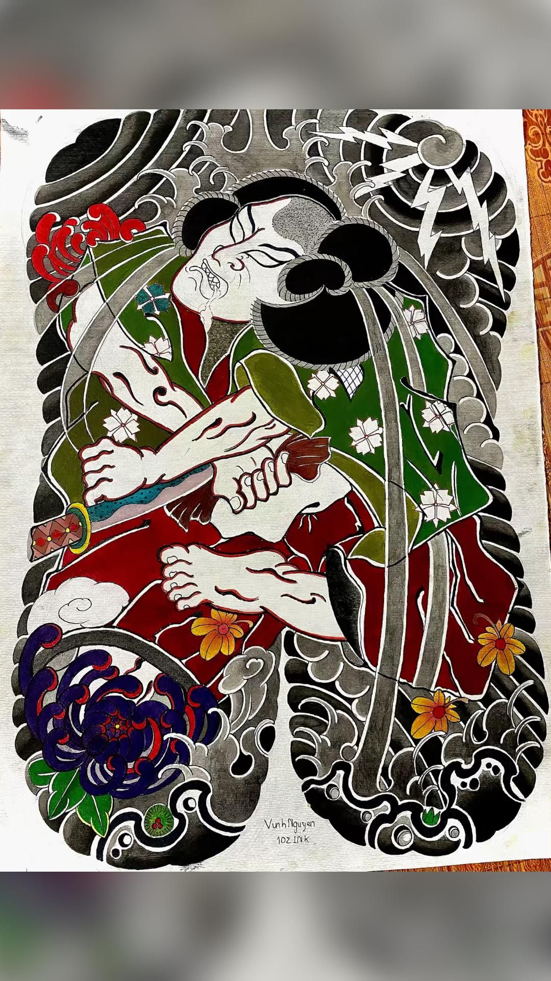 900+ ý tưởng hay nhất về Samurai tattoo trong 2026
