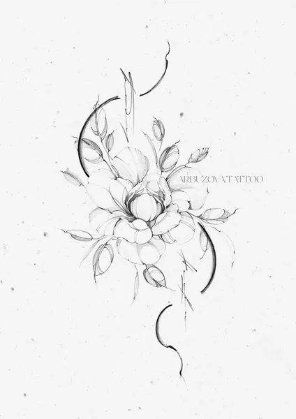 flowers tattoo