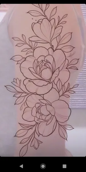 flowers tattoo