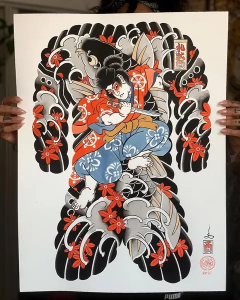 900+ ý tưởng hay nhất về Samurai tattoo trong 2026